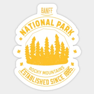 Banff National Park, Est 1885 Sticker